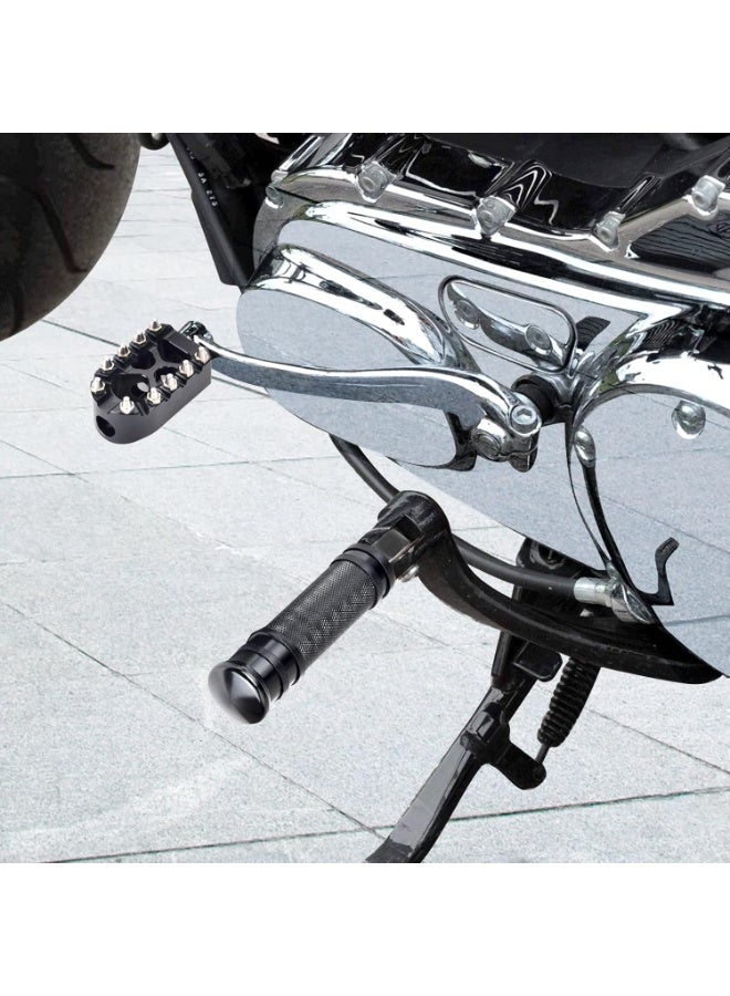 1Pair Billet CNC Aluminum Motorcycle Foot Pegs Fit for Softail,Dyna&Harley Style Male Mount Footpegs Footrest - Image 3